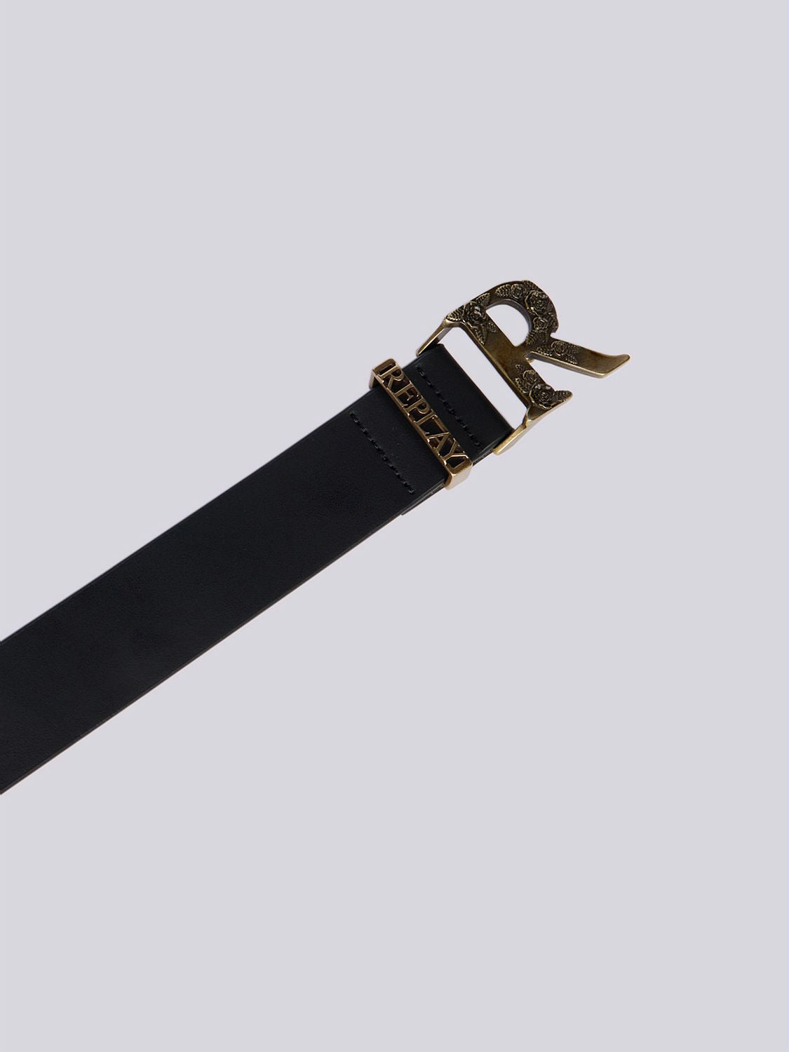 Kožený pásek s kovovou přezkou R