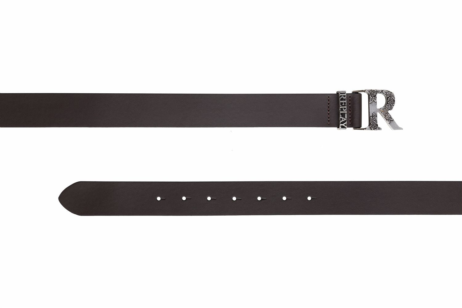 Kožený pásek s kovovou přezkou R