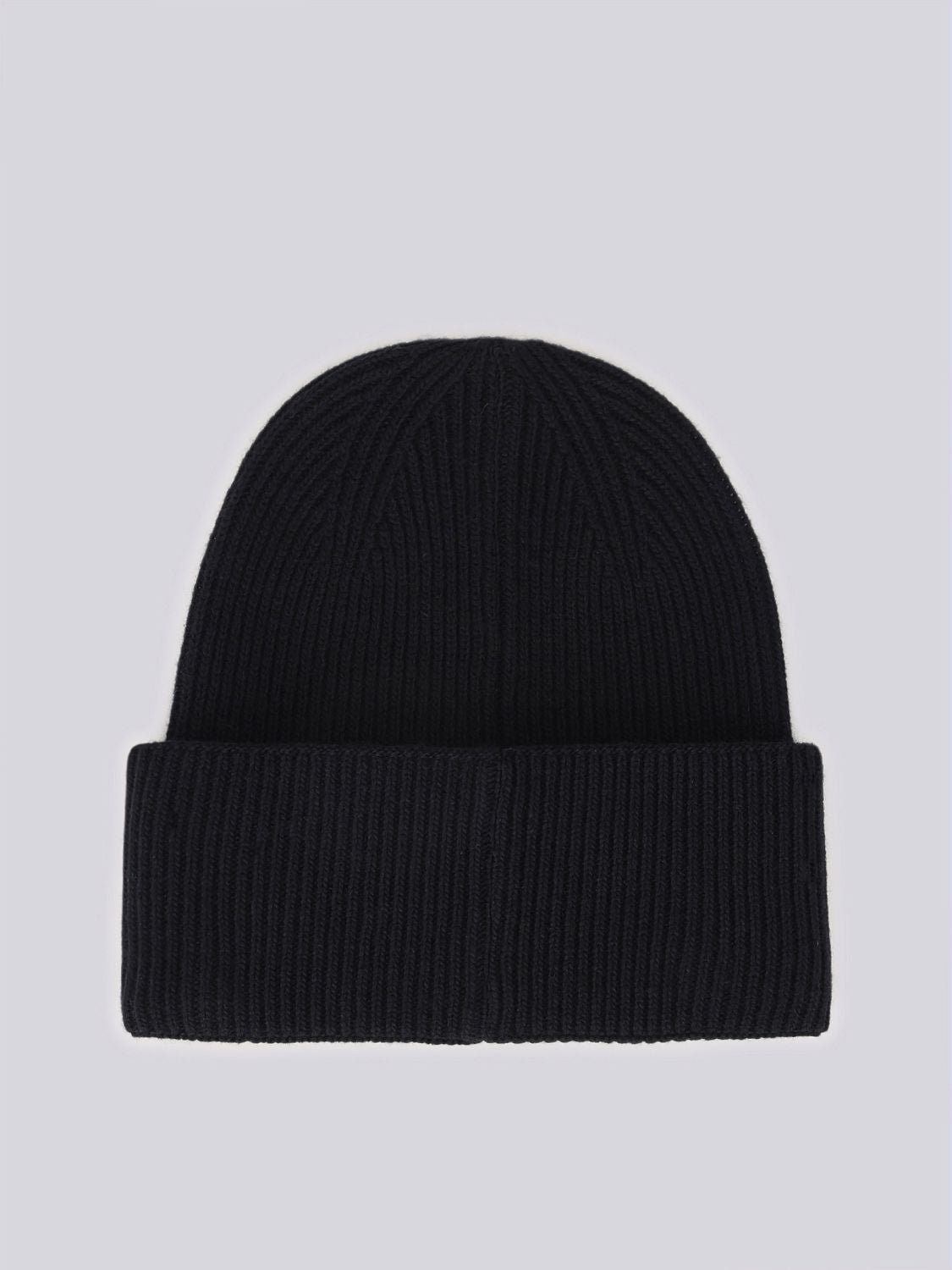 Unisex čepice z recyklované kašmírové směsi s ohrnutým lemem