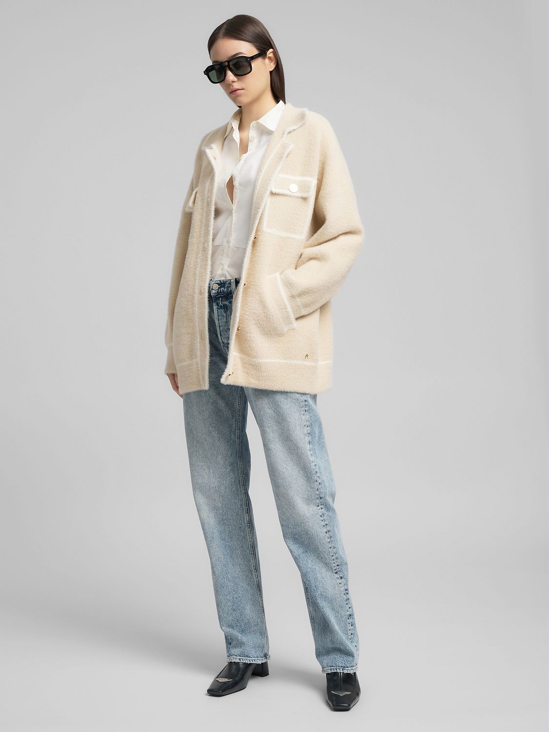 REPLAY CARDIGAN S KNOFLÍKY