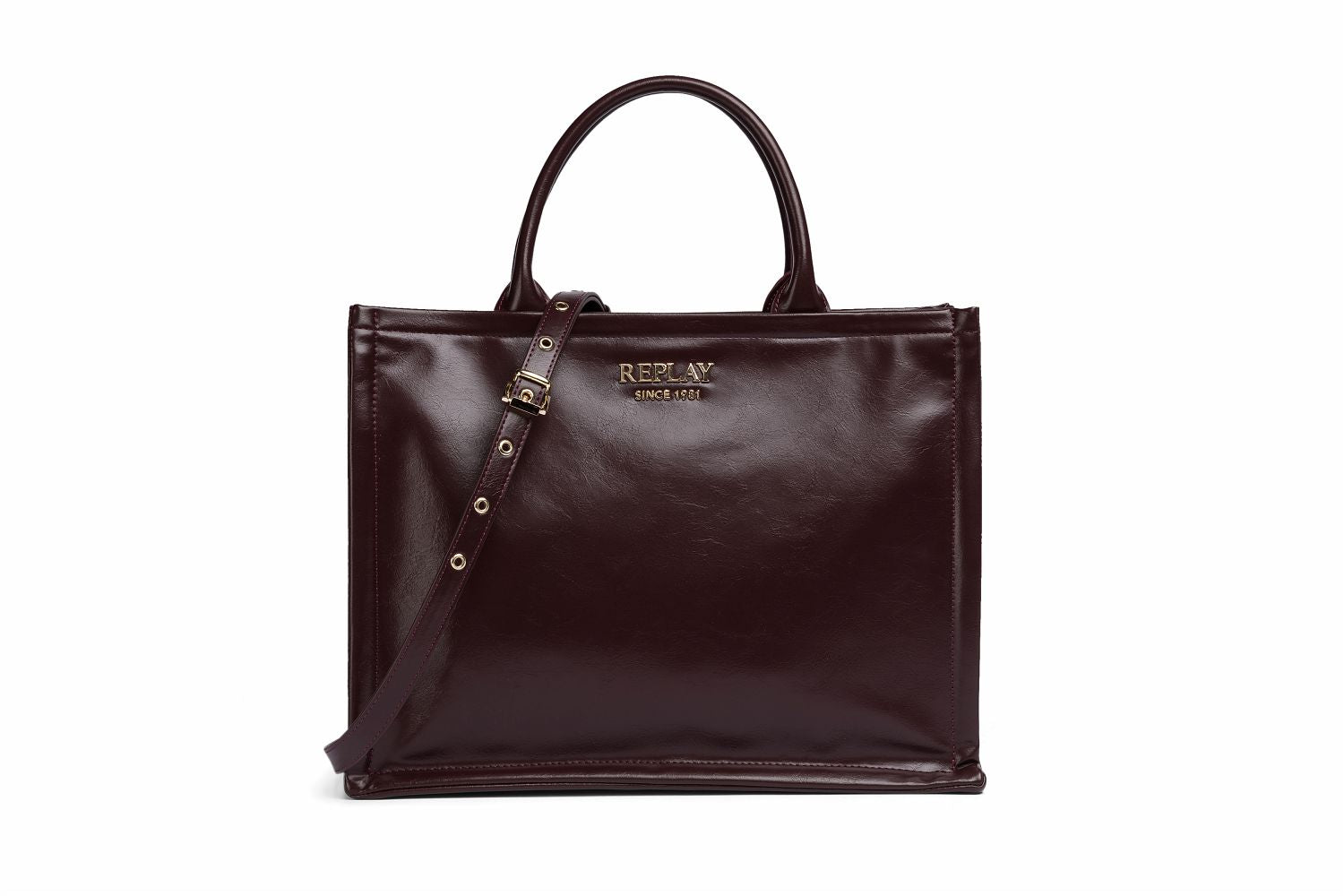 Elegantní dámská kabelka s kovovým logem