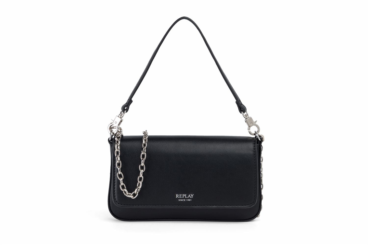 Dámská kabelka s kovovým řetízkem