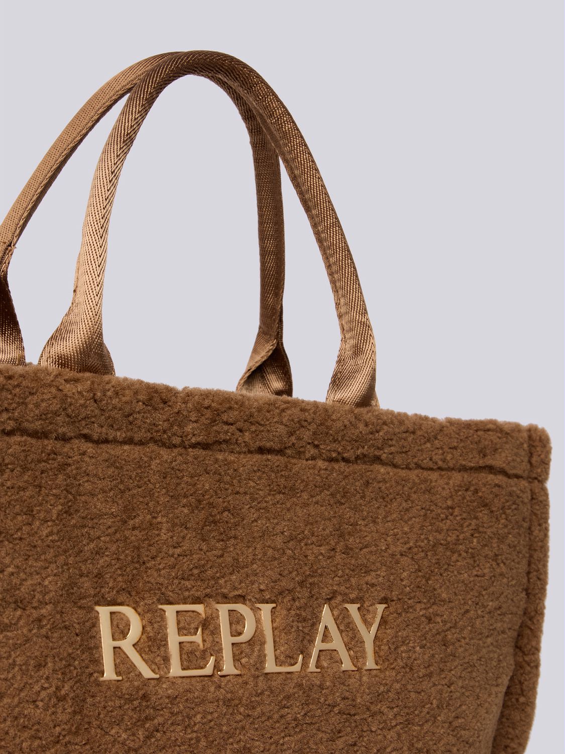 Dámská teddy kabelka se zlatým logem