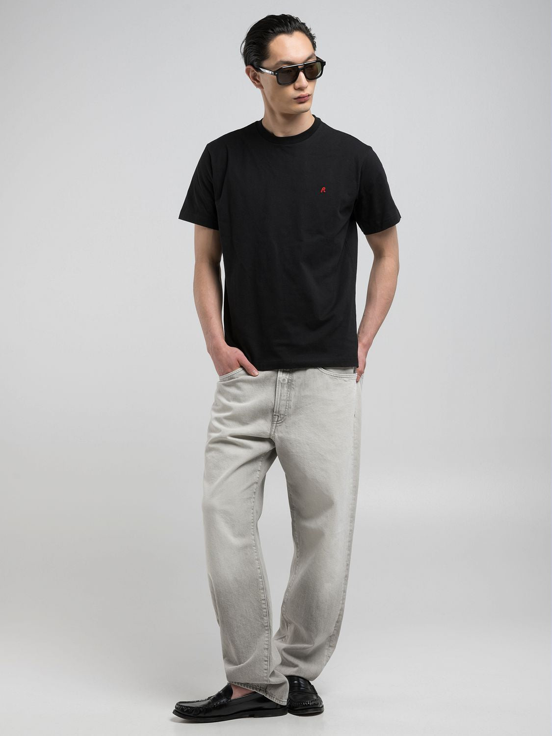 JERSEY TRIČKO S VÝŠIVKOU R