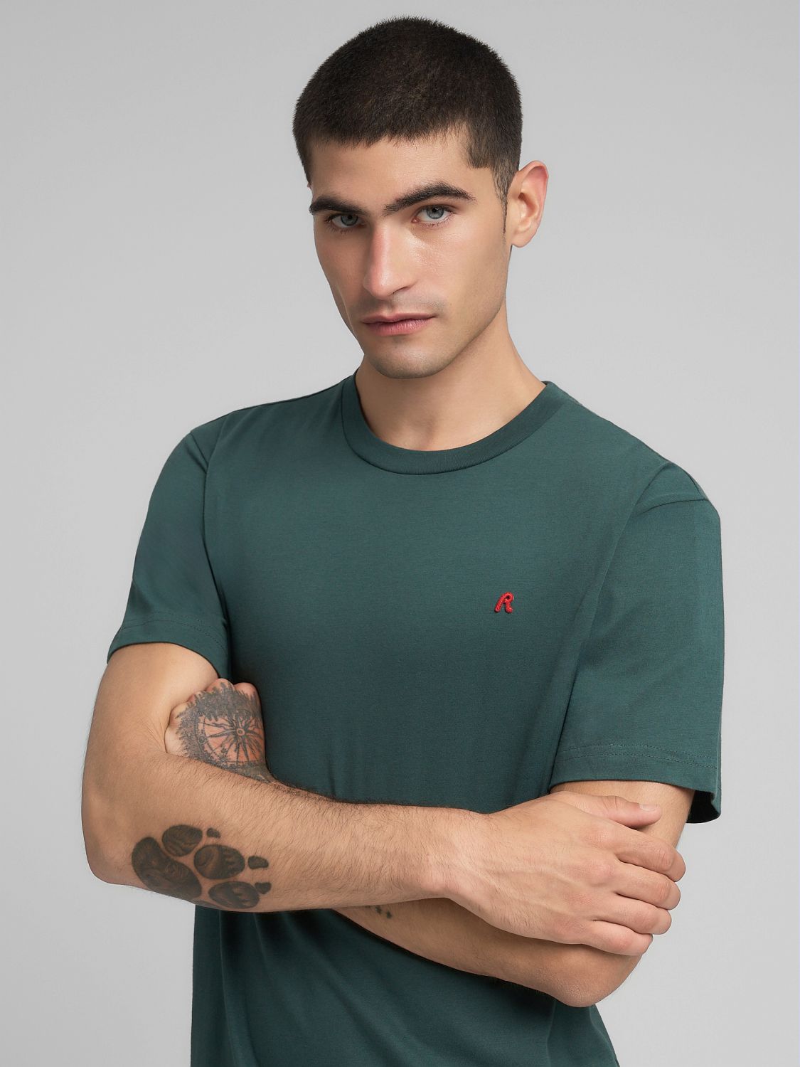 JERSEY TRIČKO S VÝŠIVKOU R