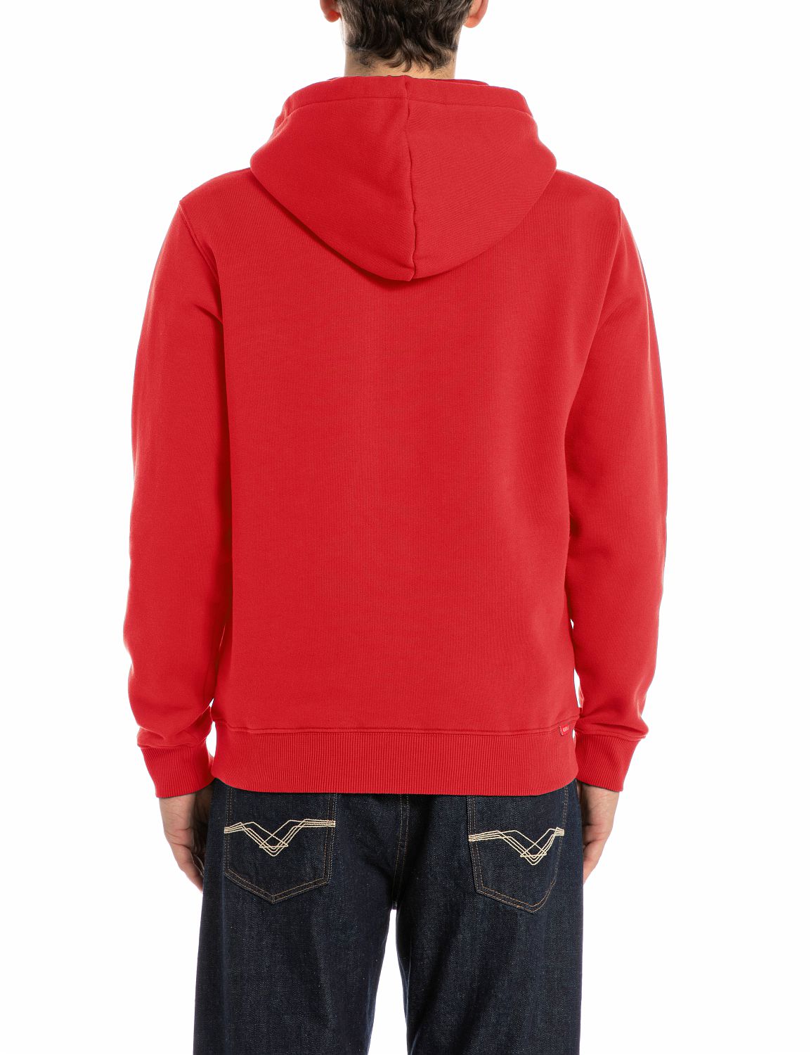 Jednoduchá pánská mikina s kapucí