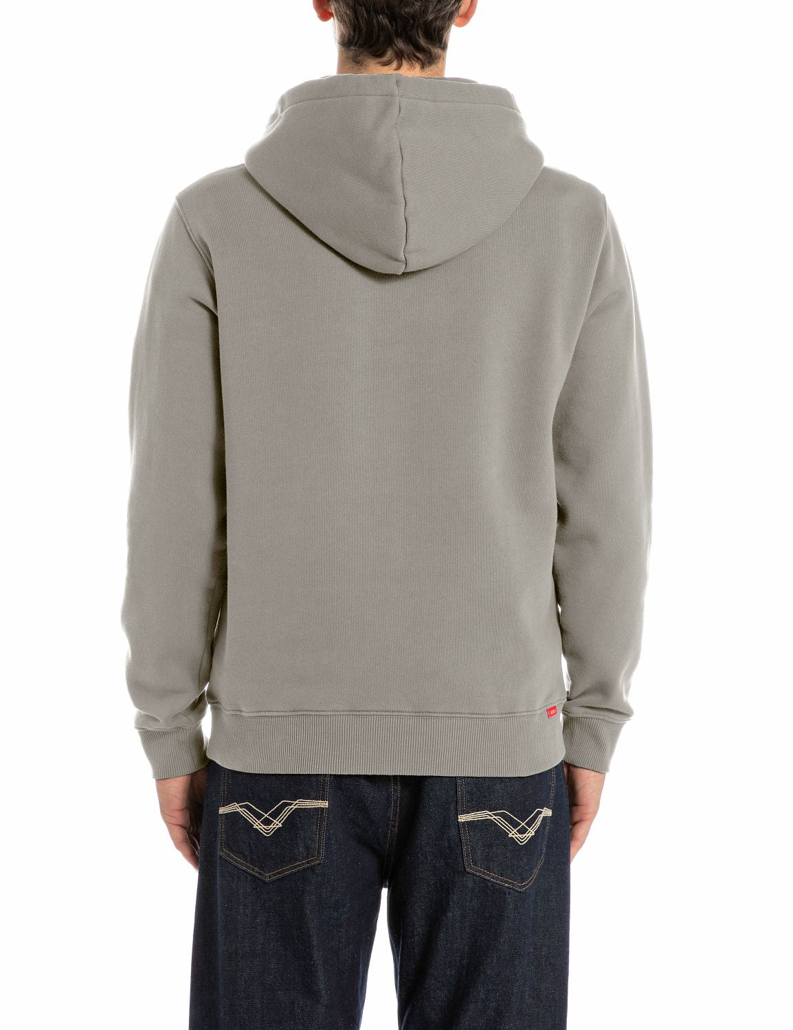 Jednoduchá pánská mikina s kapucí