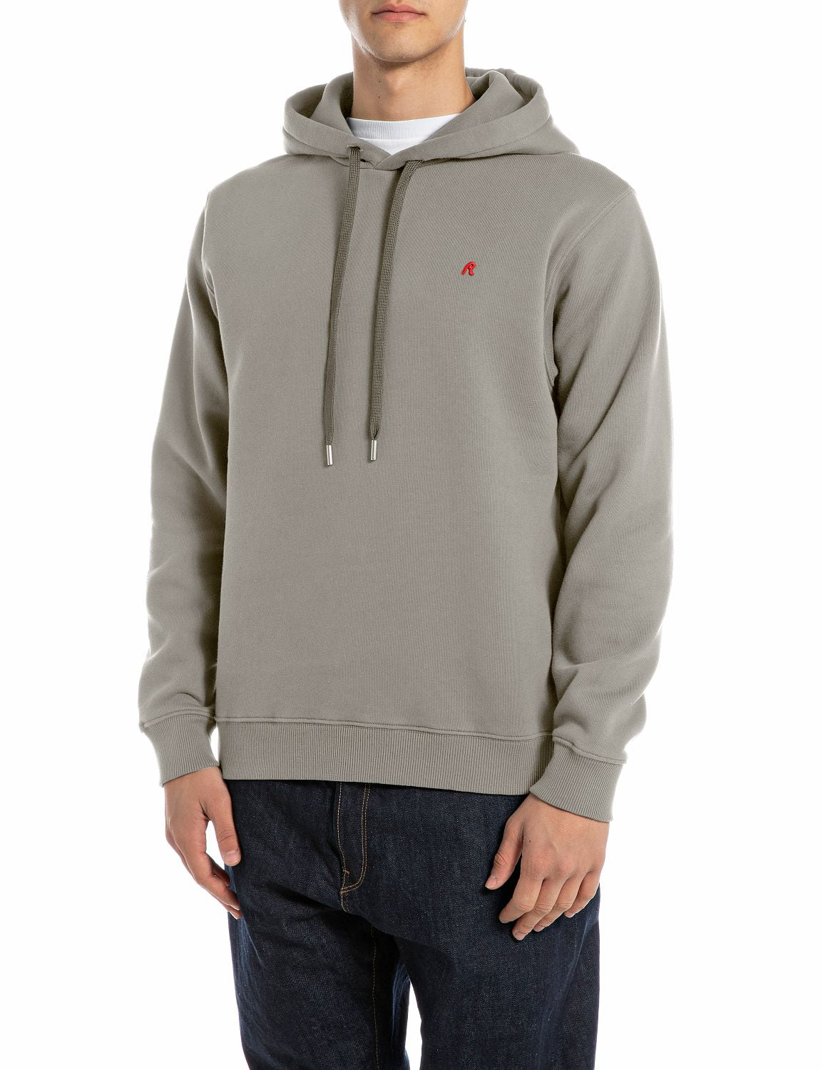 Jednoduchá pánská mikina s kapucí