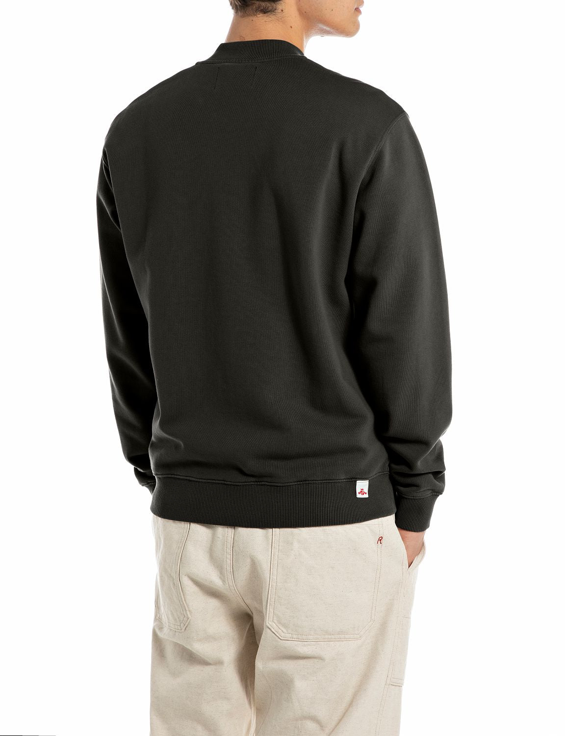 Pánská mikina na zip v bomber stylu