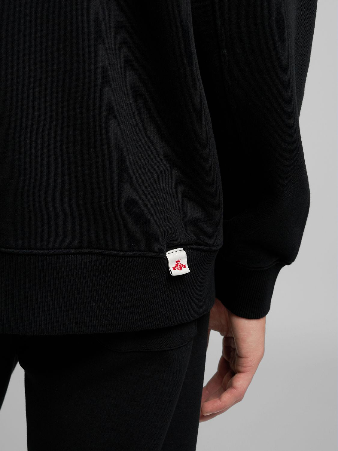 Pánská mikina s kapucí a výšivkou REPLAY na hrudi