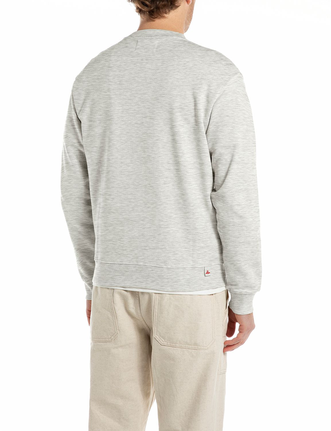 Jednoduchá pánská mikina s nápisem "Replay" na hrudi