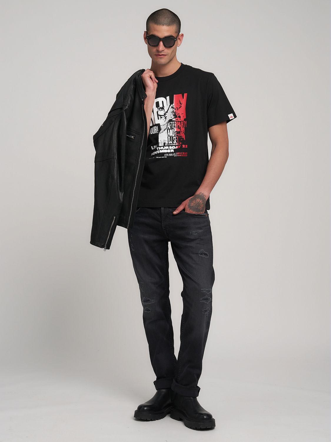 Tričko s velkým nápisem