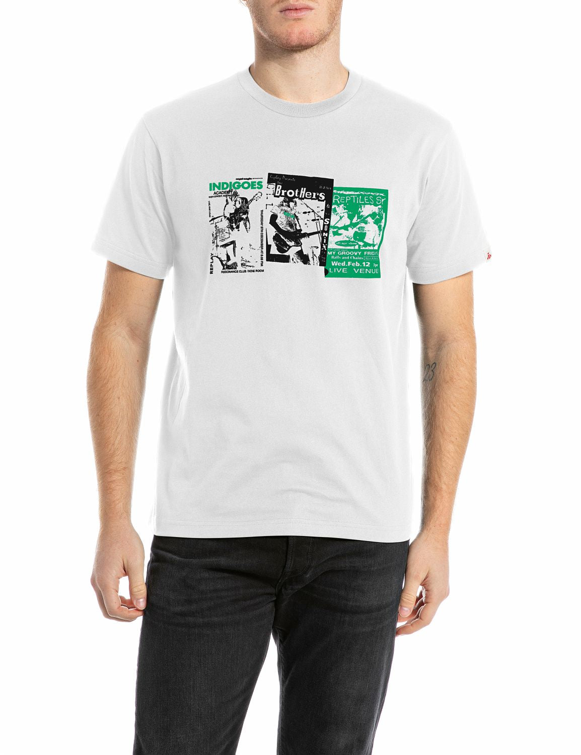 Pánské tričko s potiskem na hrudi