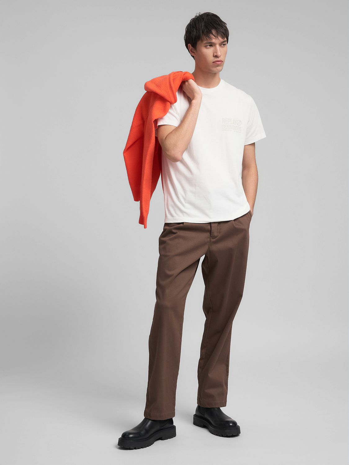 BIO BAVLNĚNÉ TRIČKO S NÁPISEM