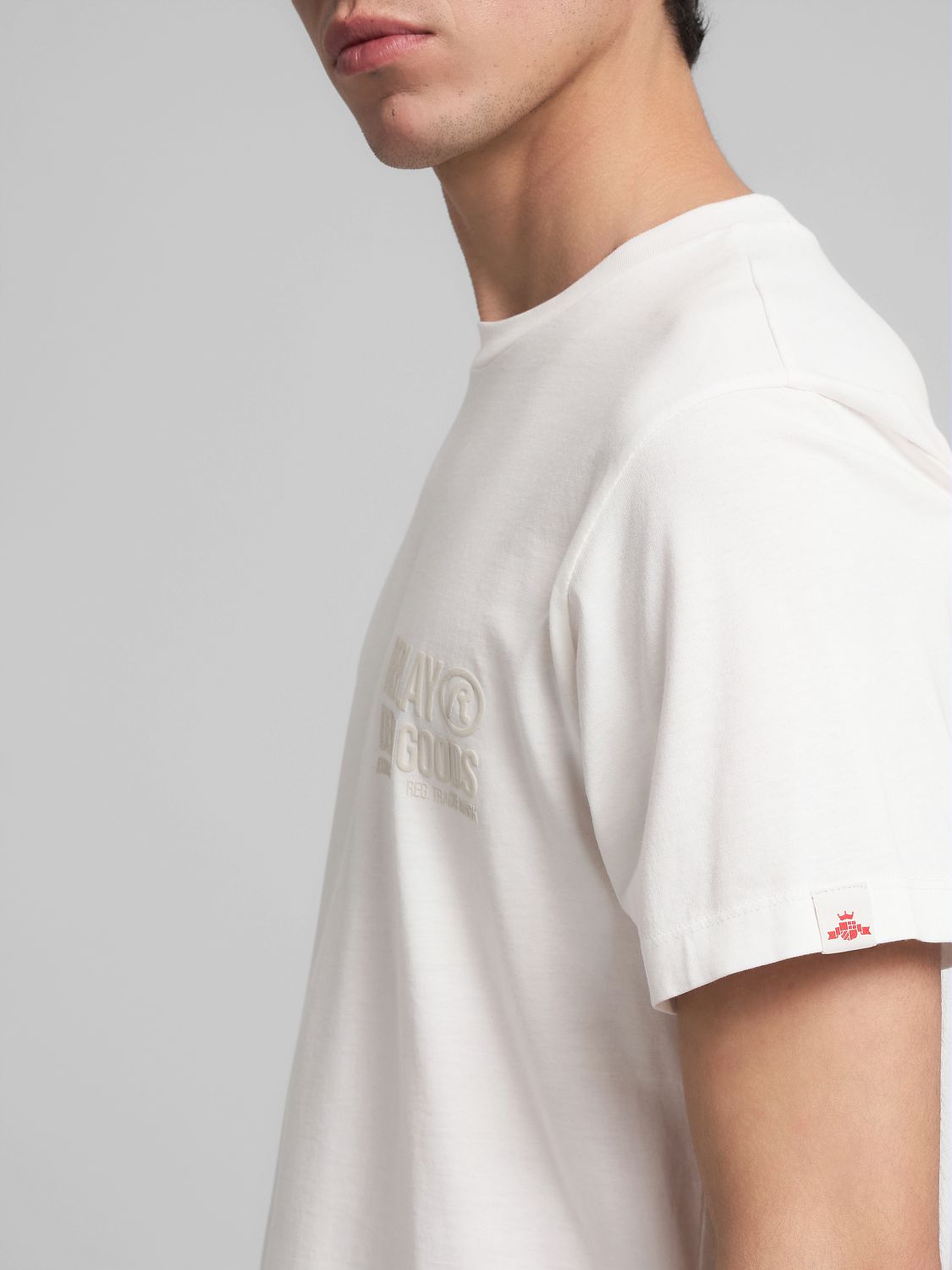 BIO BAVLNĚNÉ TRIČKO S NÁPISEM