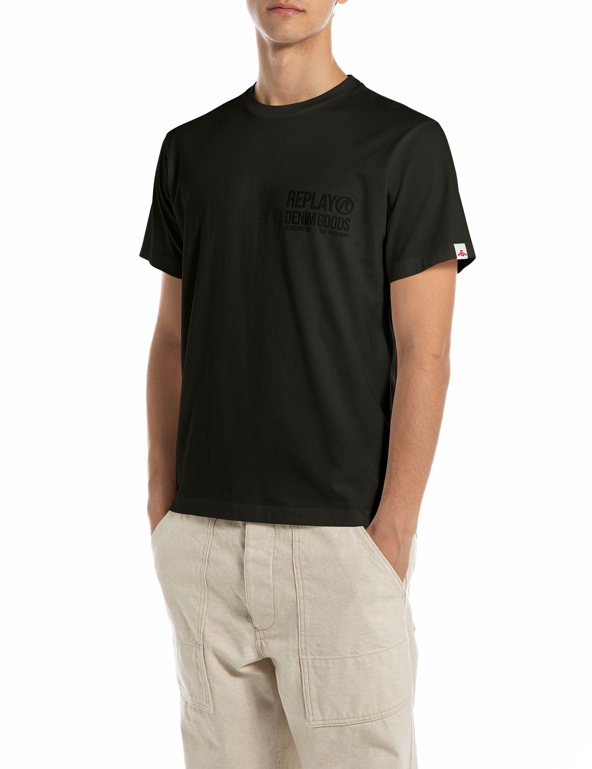 BIO BAVLNĚNÉ TRIČKO S NÁPISEM