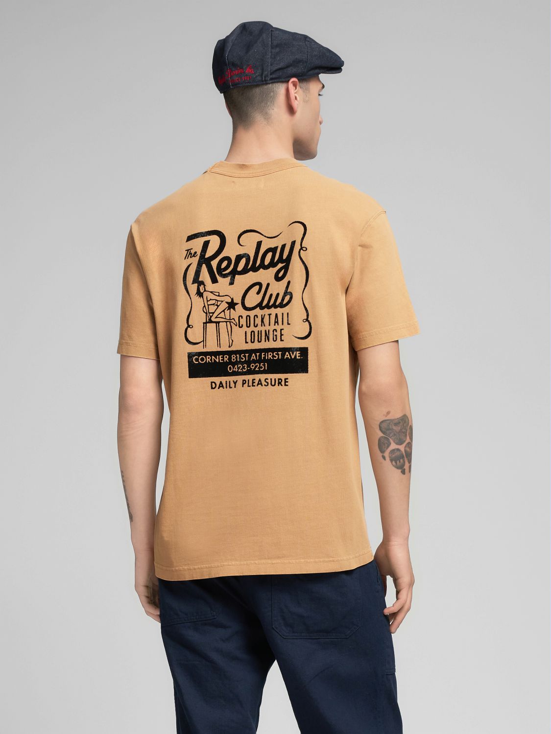 TRIČKO S POTISKEM REPLAY CLUB