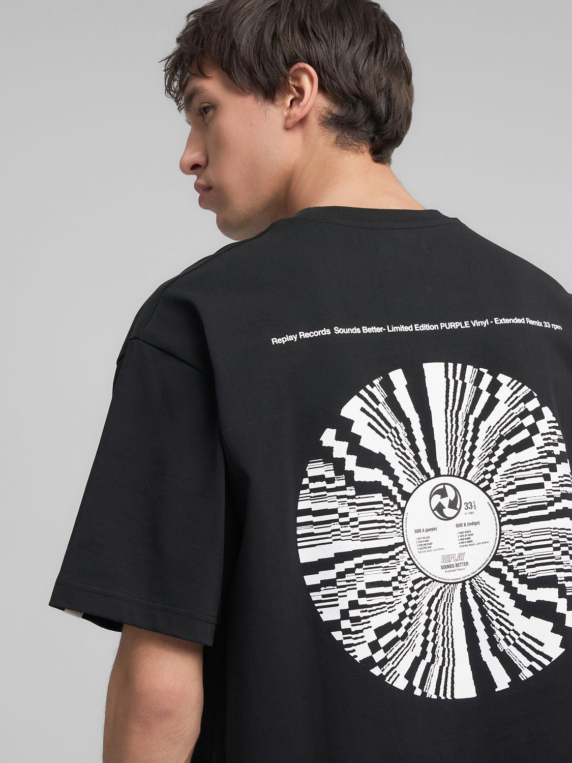 Pánské bavlněné tričko s logem na hrudi