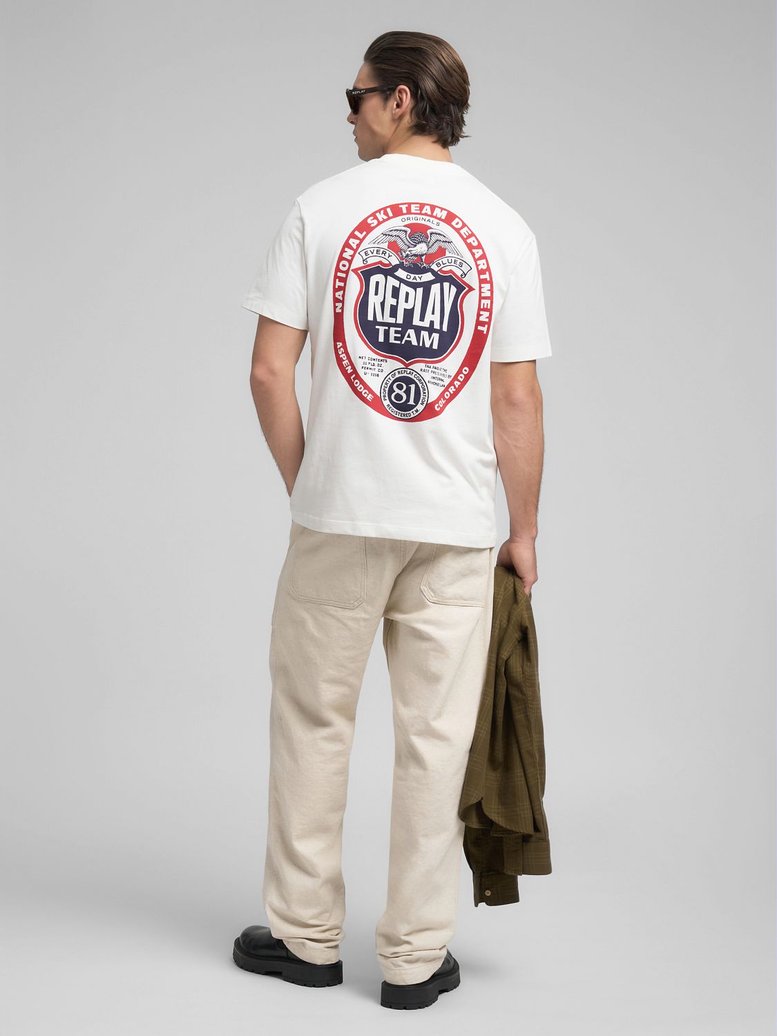 JERSEY TRIČKO S POTISKEM NA ZÁDECH