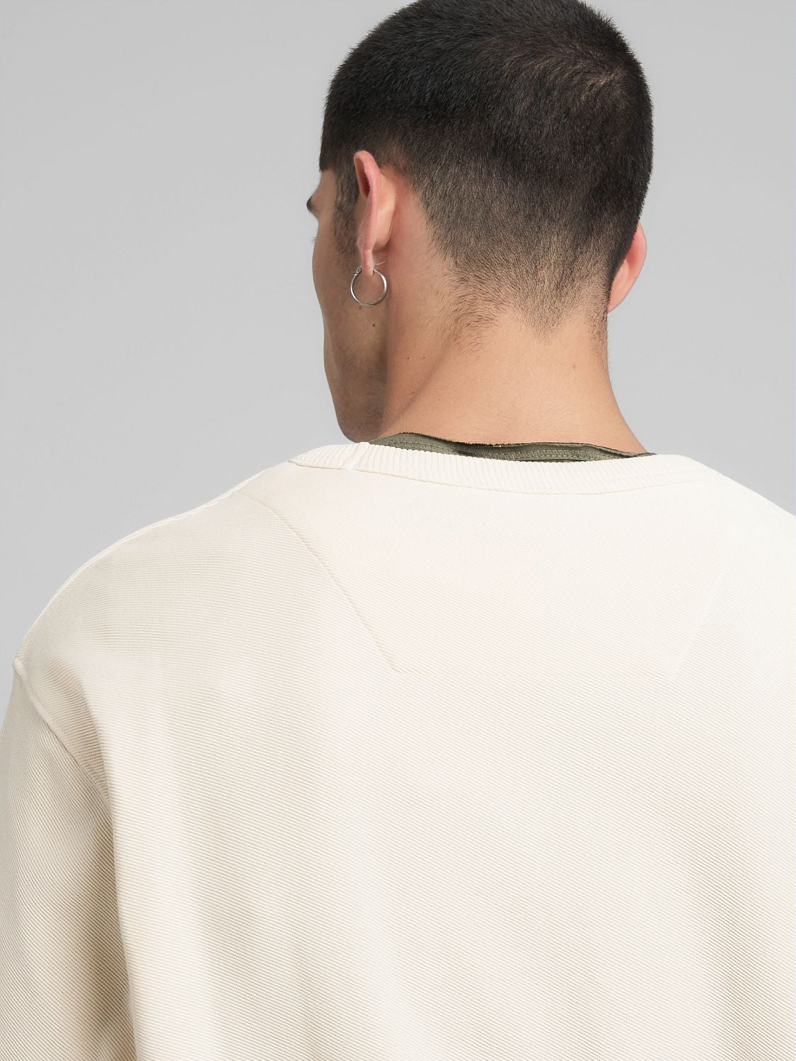 Jednoduchá bavlněná mikina s flísovou podšívkou