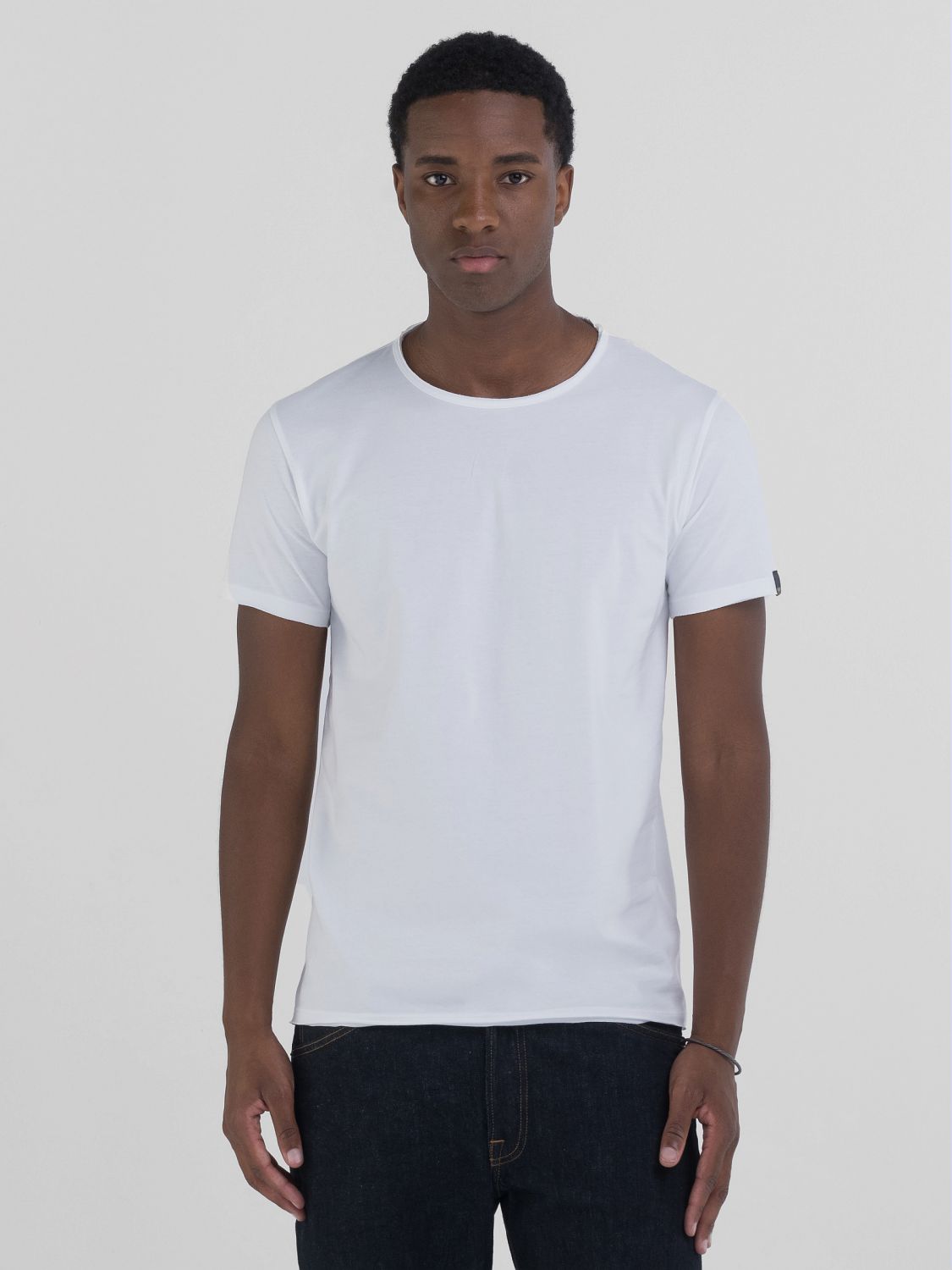 Bavlněné tričko s kulatým výstřihem