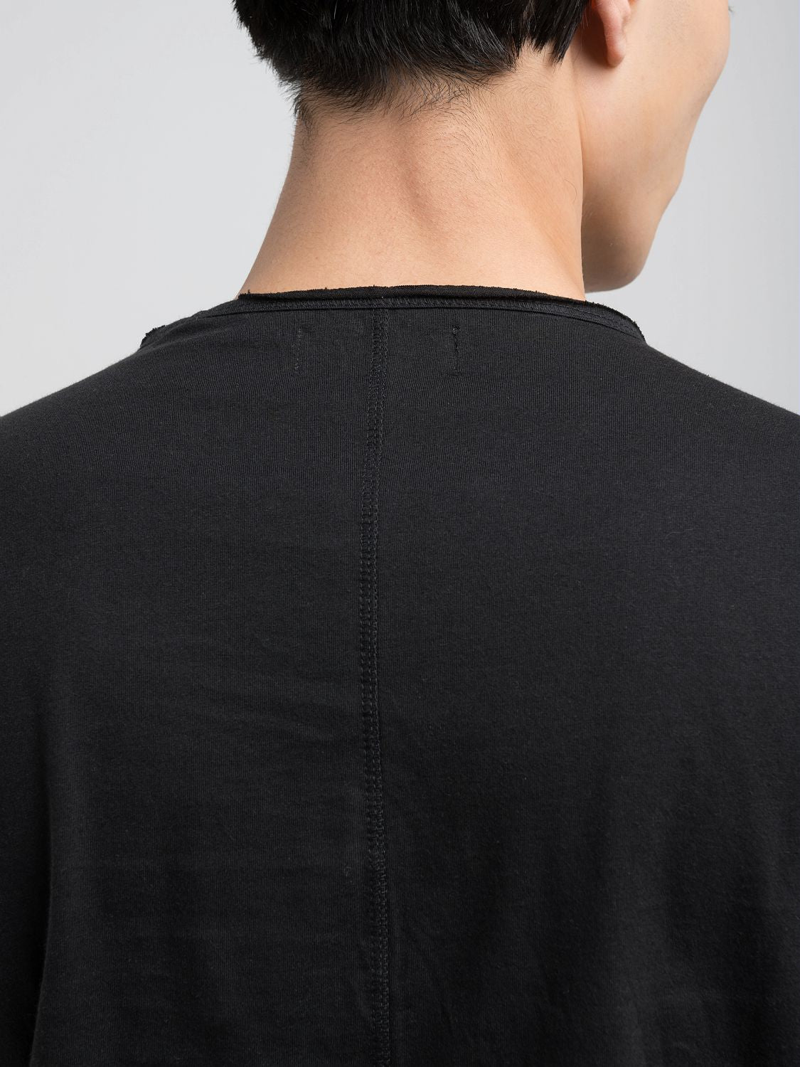 Bavlněné tričko s kulatým výstřihem