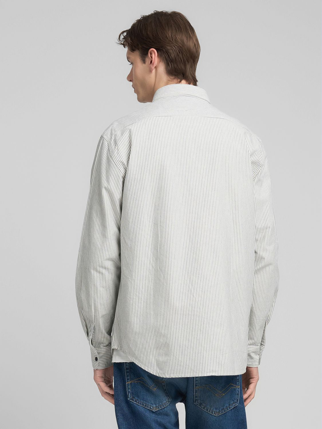 Pánská pruhovaná košile z oxfordské bavlny