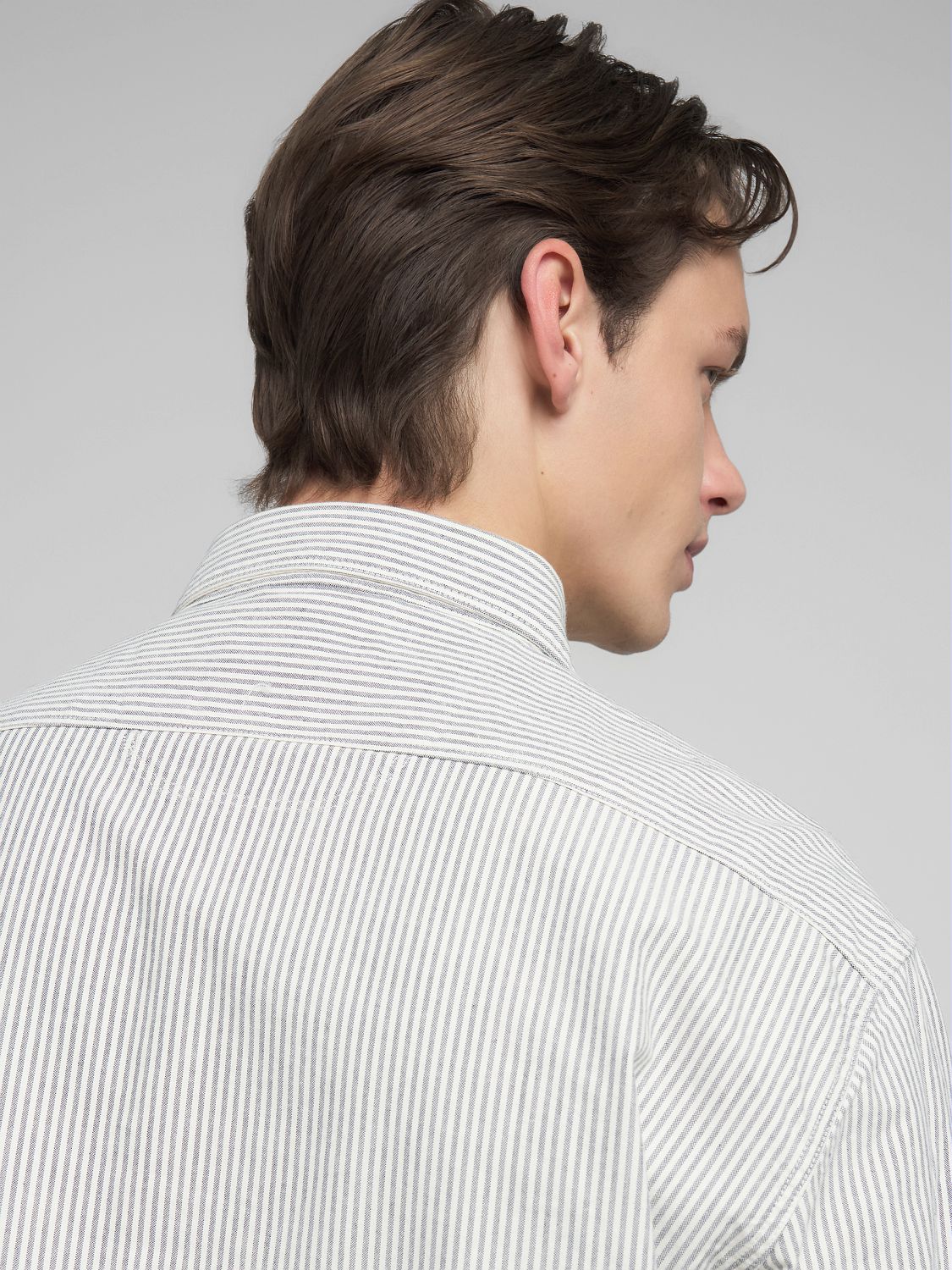 Pánská pruhovaná košile z oxfordské bavlny