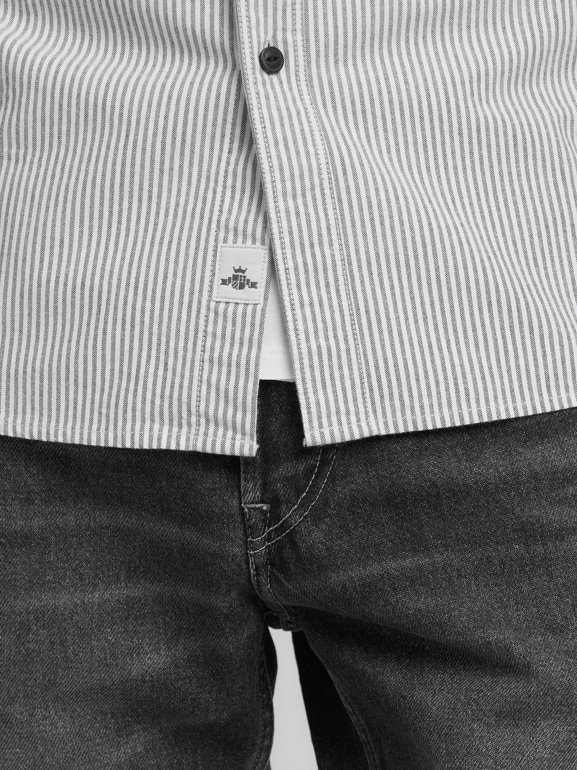 Pánská pruhovaná košile z oxfordské bavlny