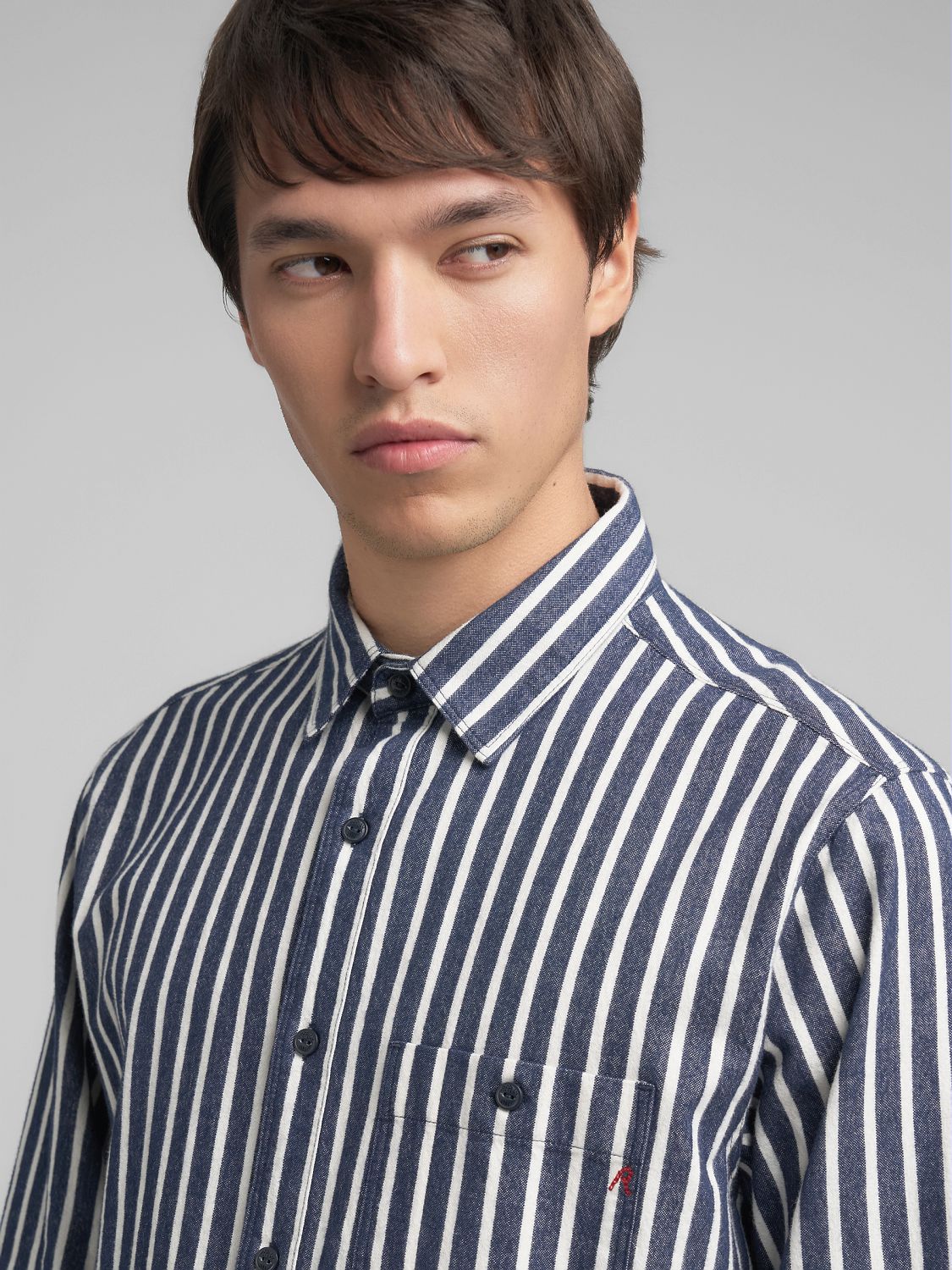 Pánská pruhovaná košile z oxfordské bavlny