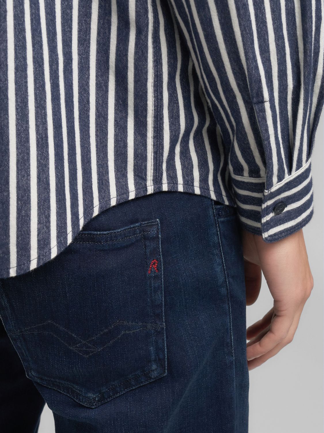 Pánská pruhovaná košile z oxfordské bavlny