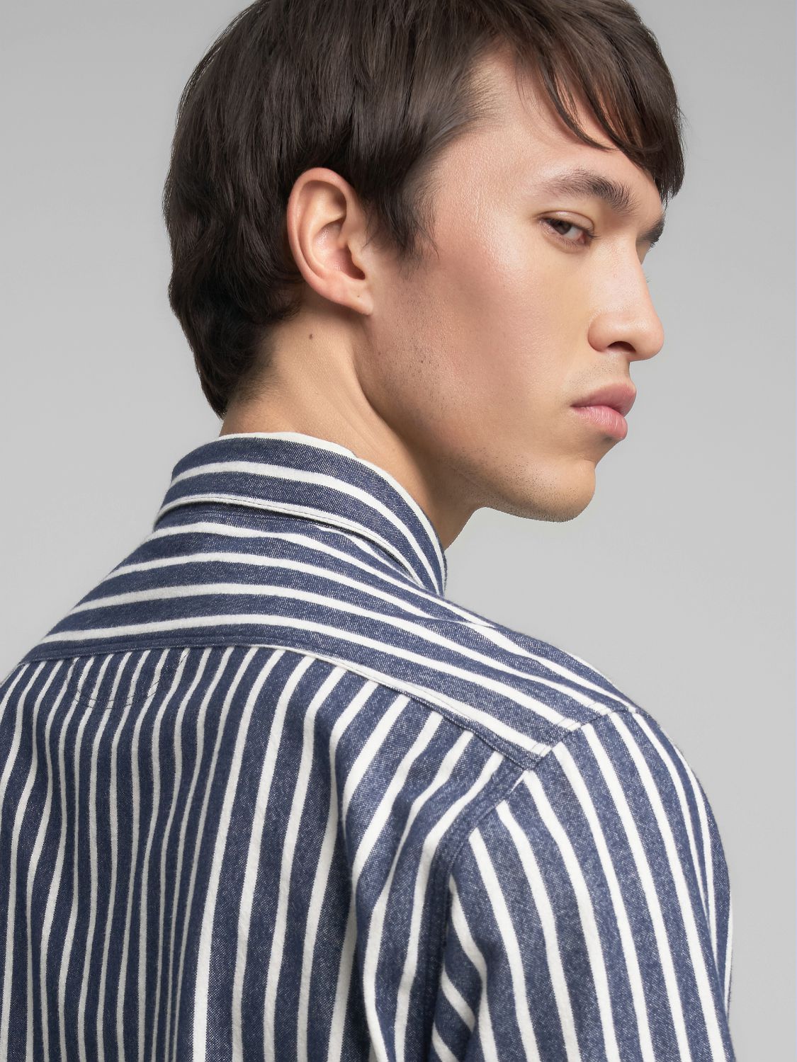 Pánská pruhovaná košile z oxfordské bavlny