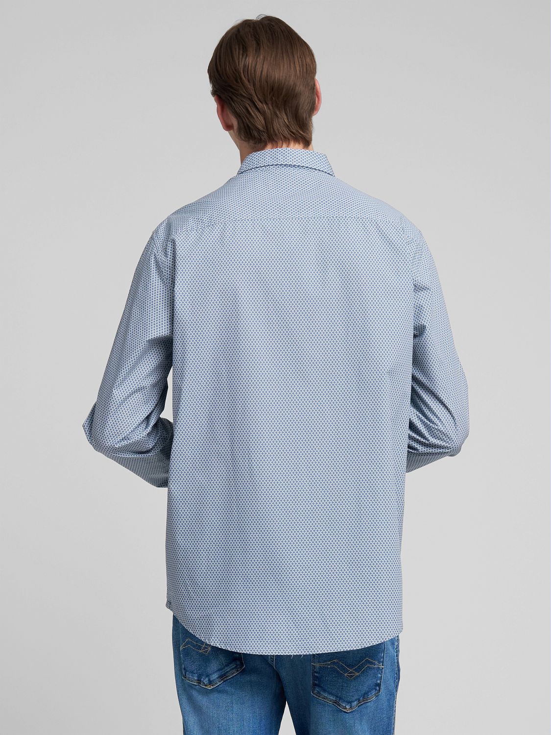 Bavlněná košile s jemným vzorem