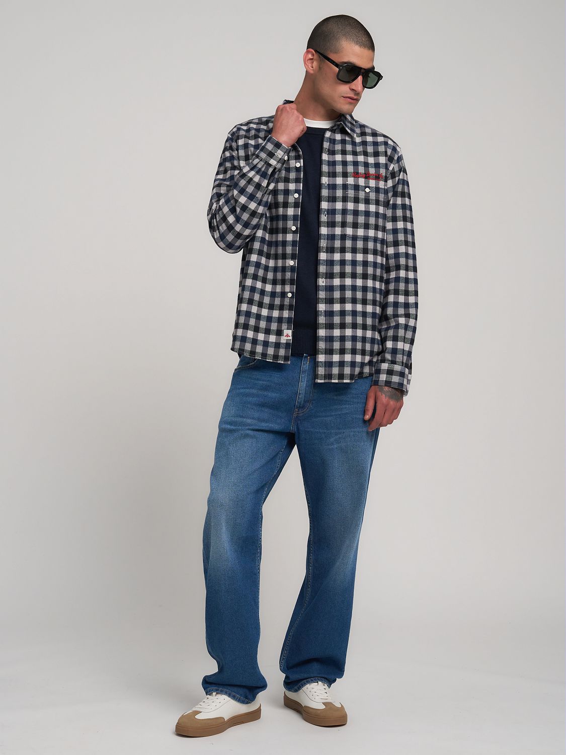 Flanelová košile s náprsními kapsami