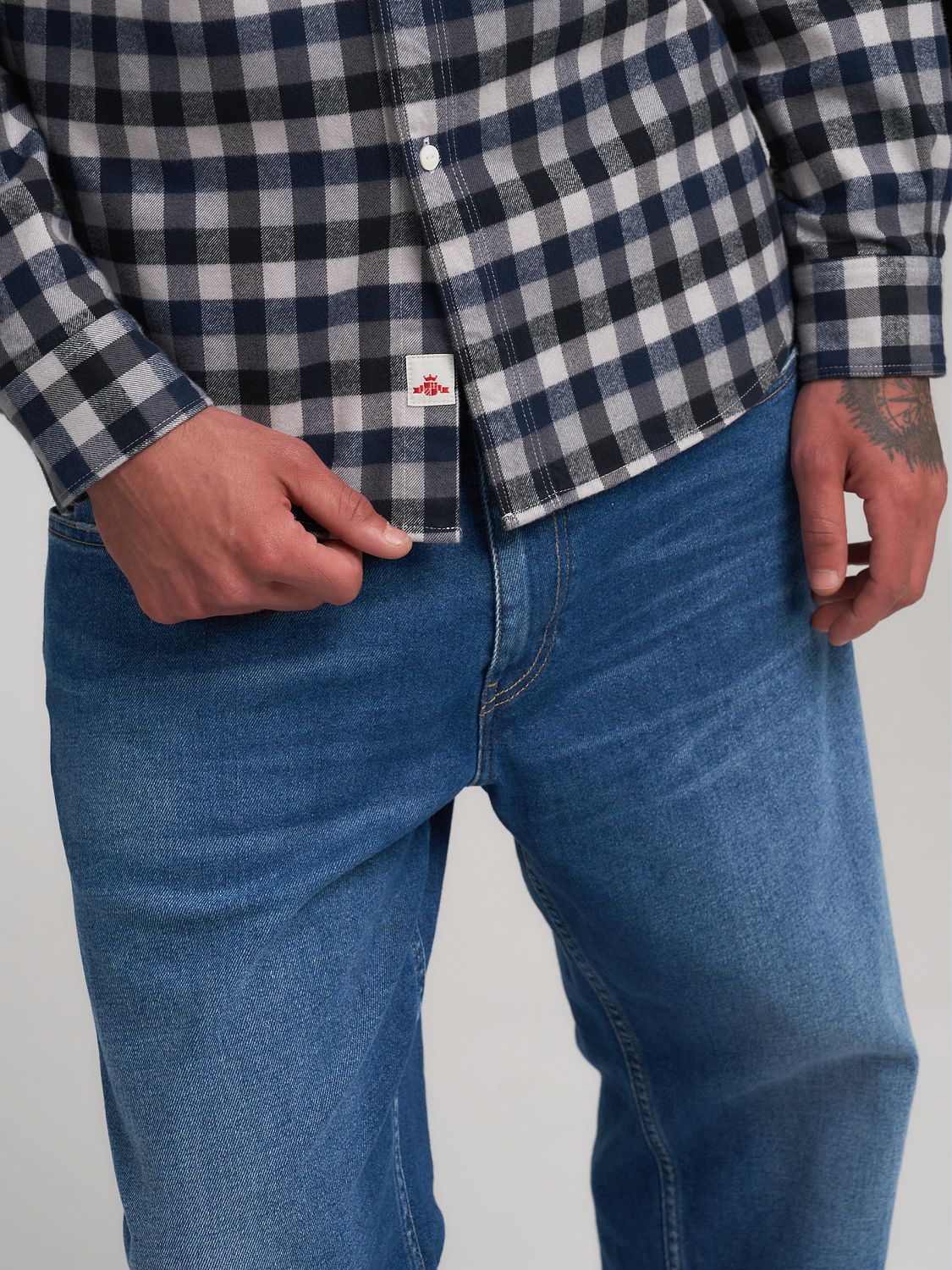 Flanelová košile s náprsními kapsami