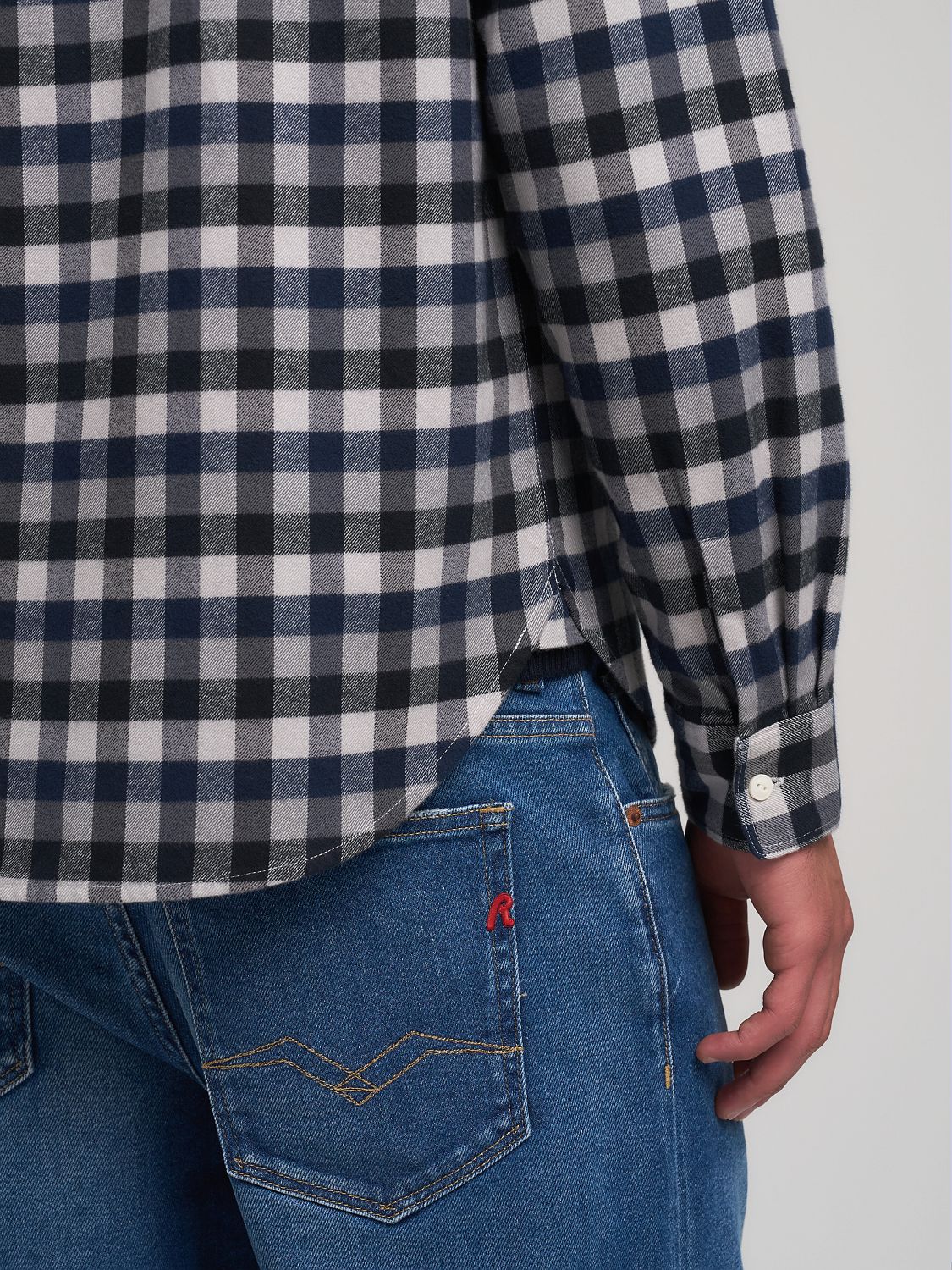 Flanelová košile s náprsními kapsami