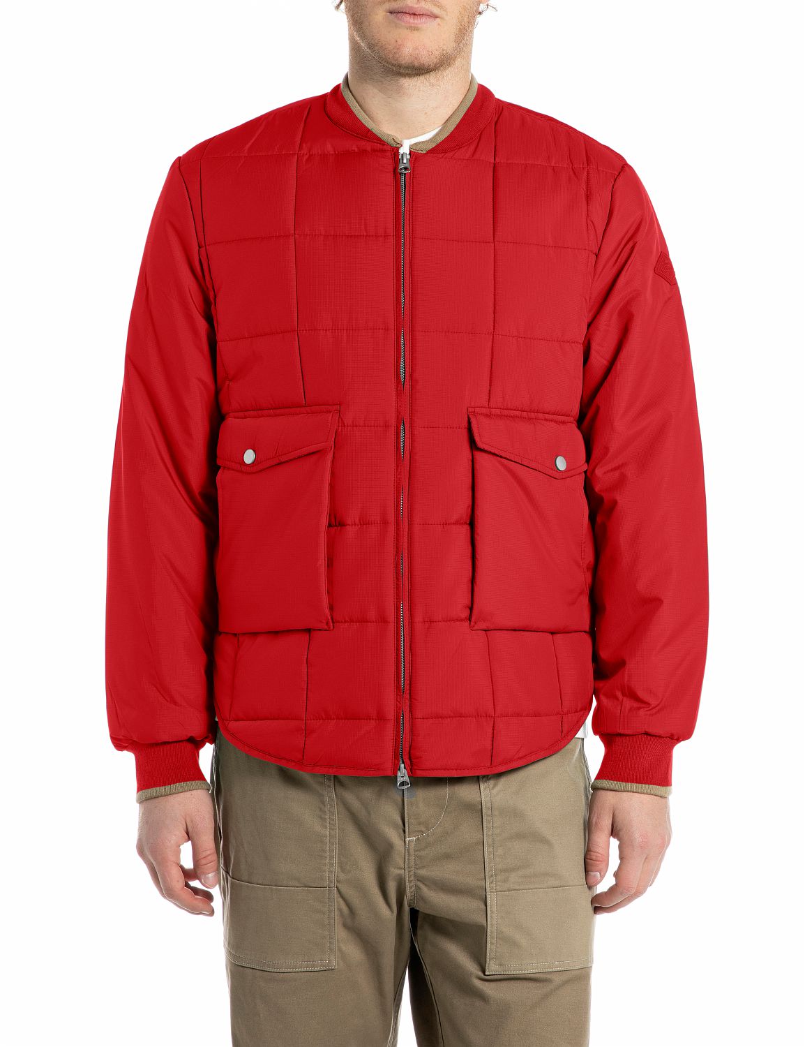 Stylová pánská prošívaná bunda