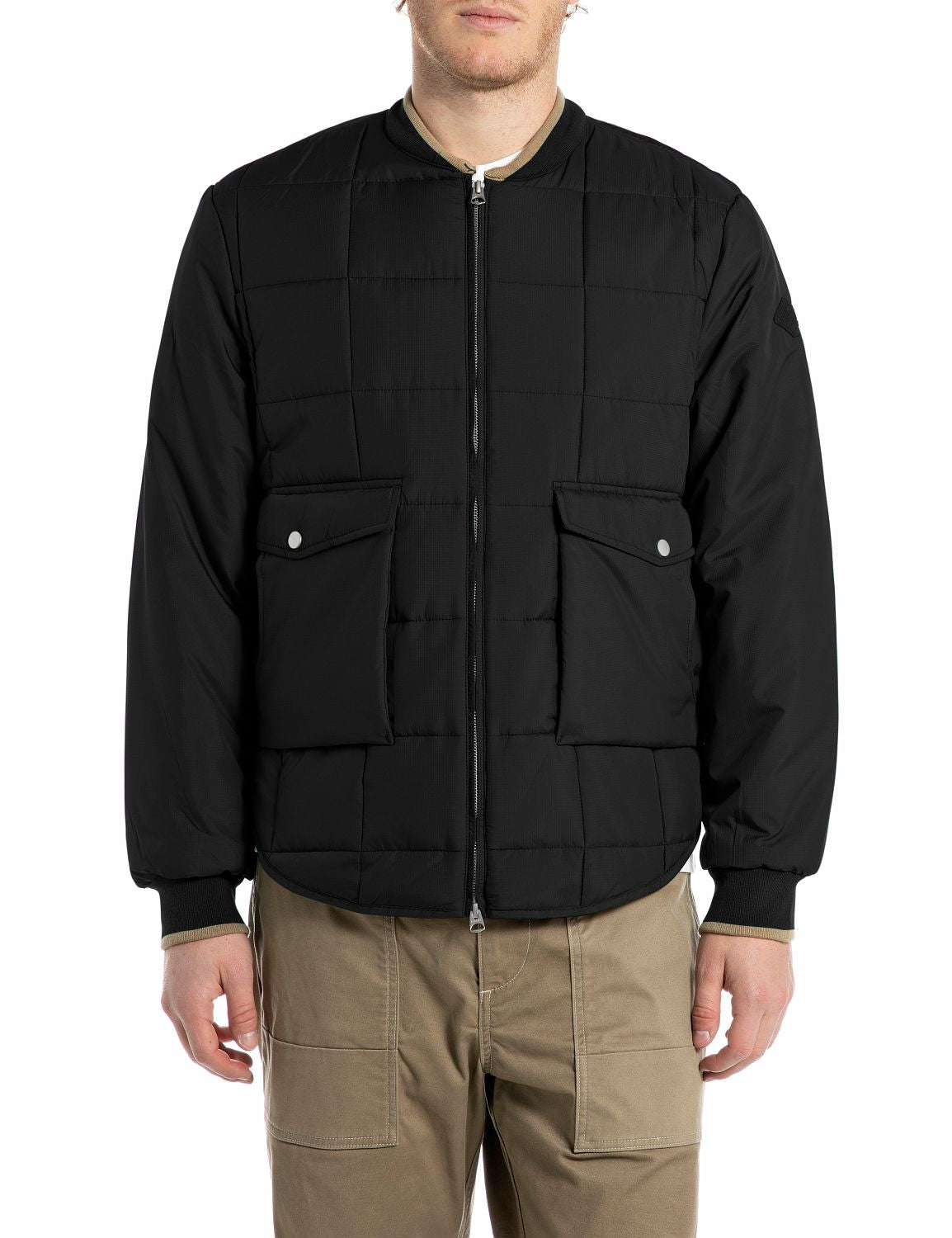 Stylová pánská prošívaná bunda