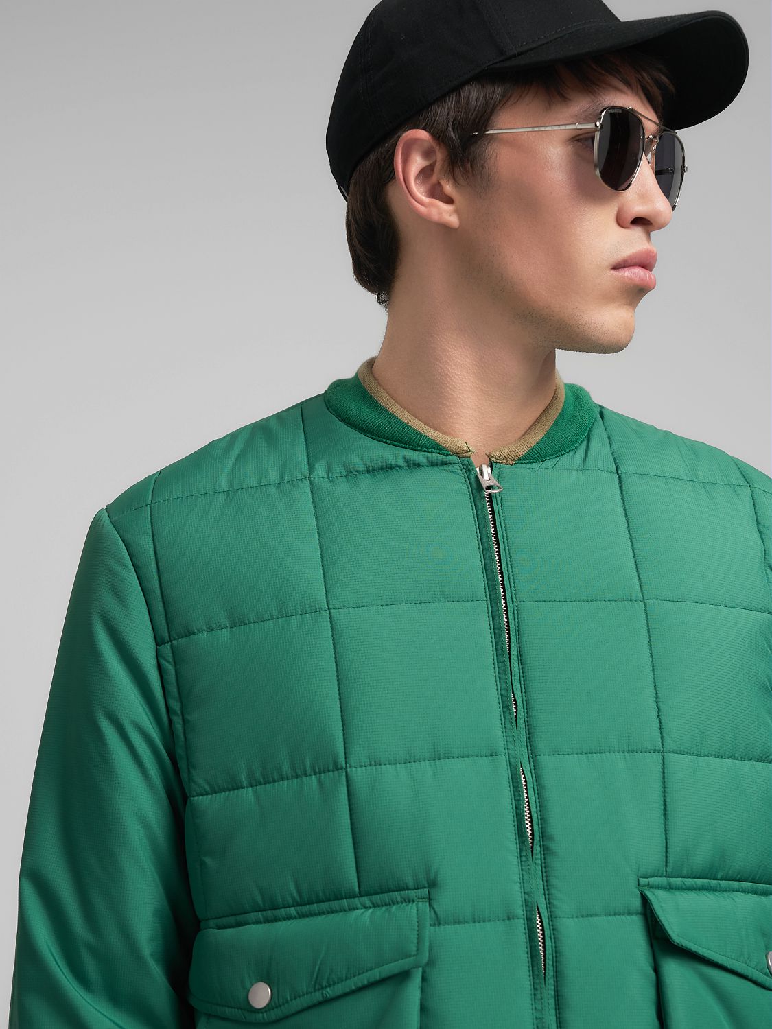 Stylová pánská prošívaná bunda