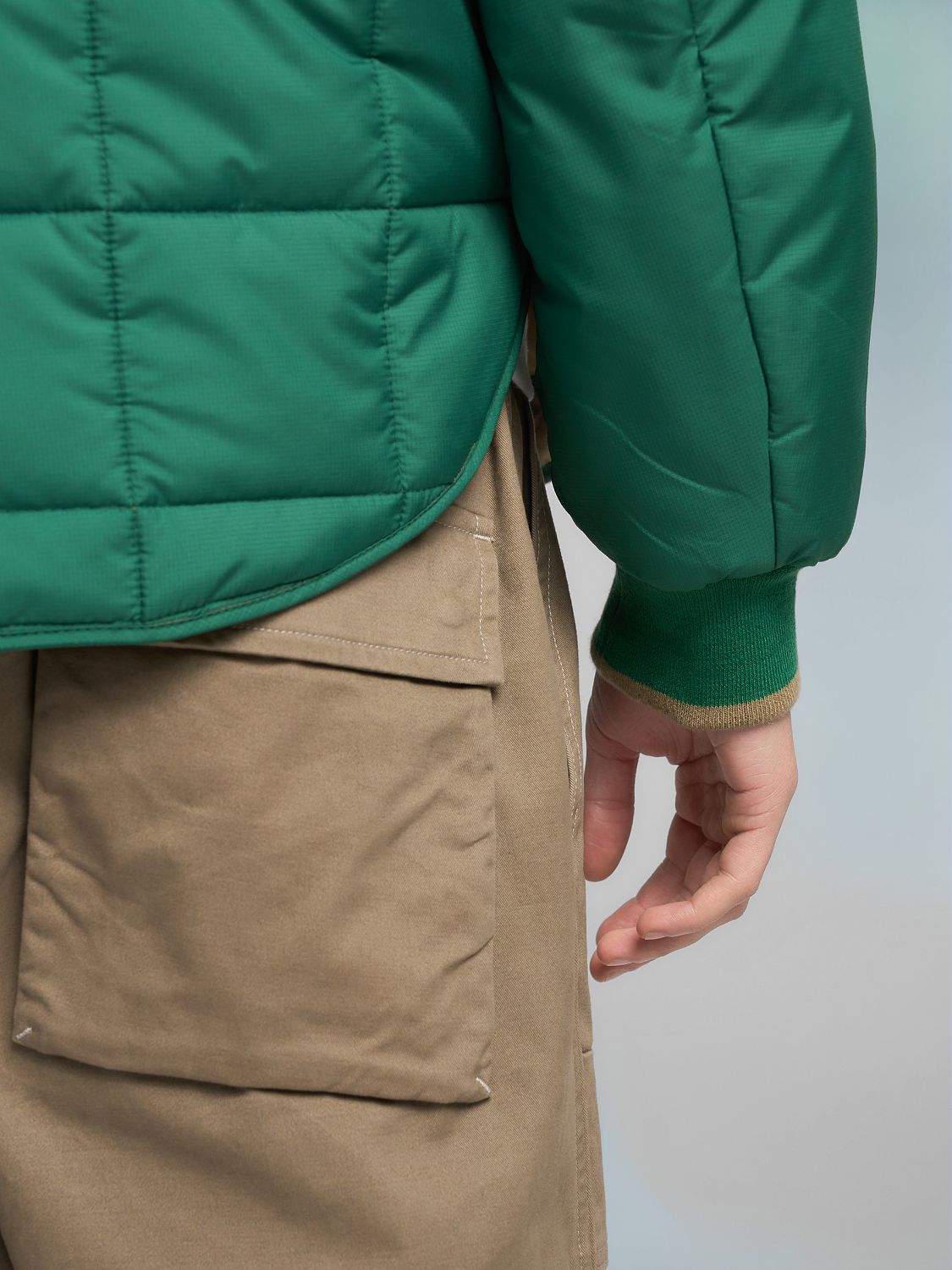 Stylová pánská prošívaná bunda