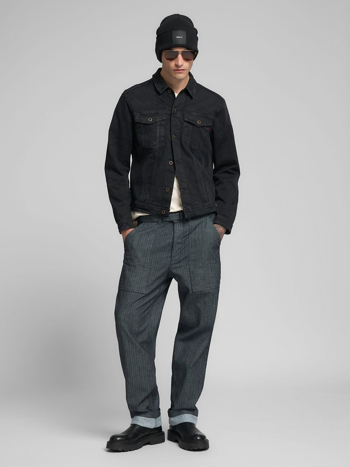 Pánská džínová bunda