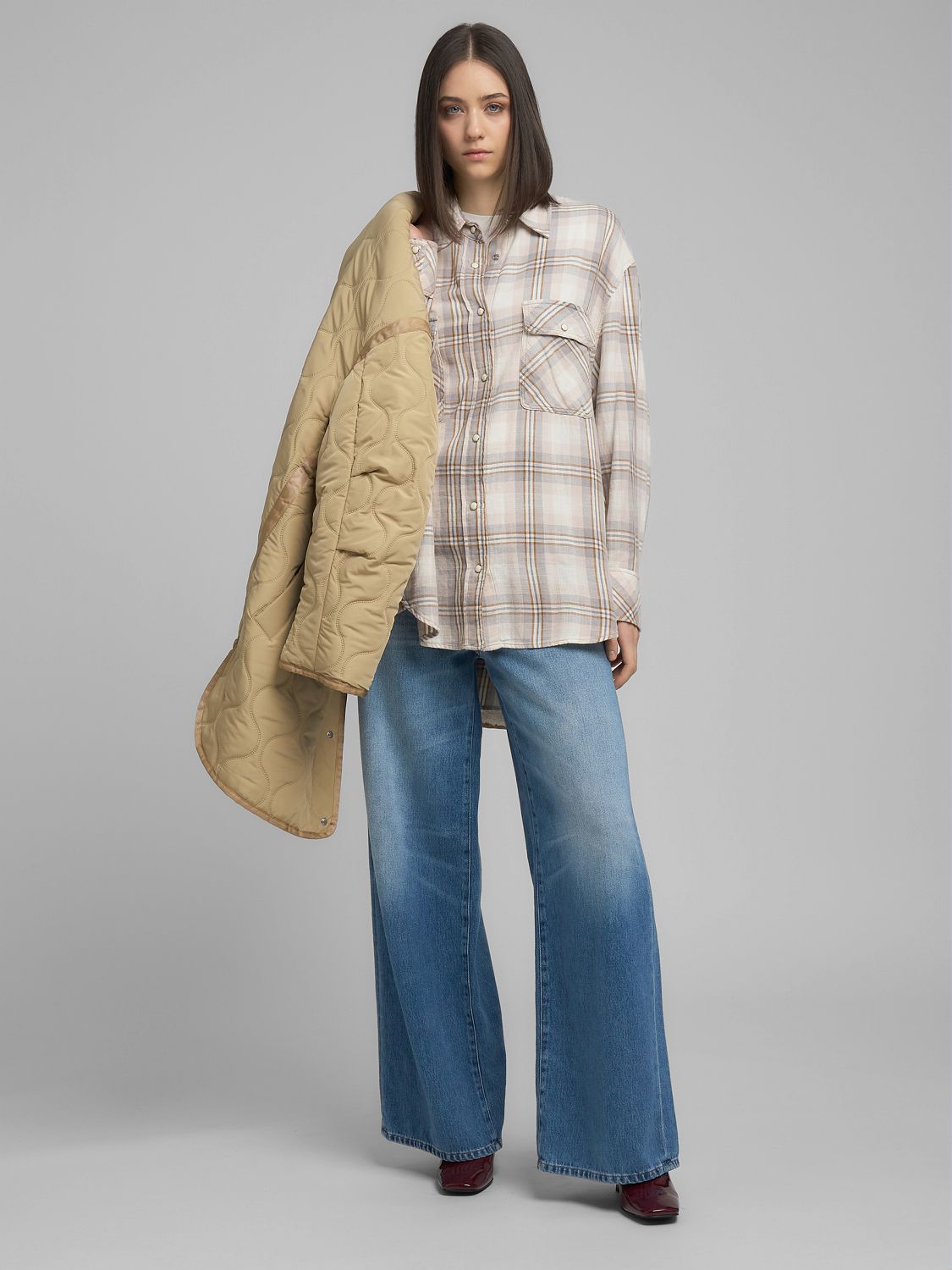 Dámská kostkovaná košile