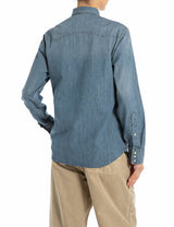 Džínová košile s kapsami