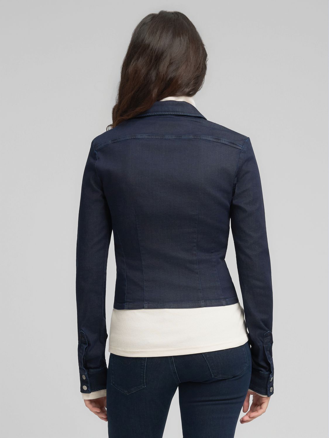 Džínová košile na zip