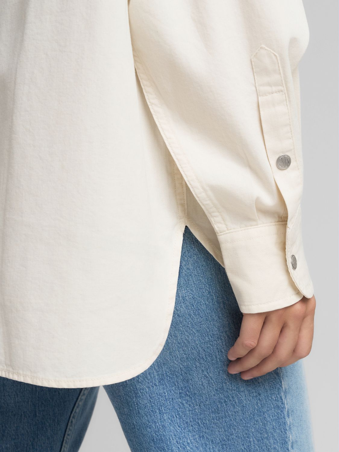 Dámská džínová oversized košile