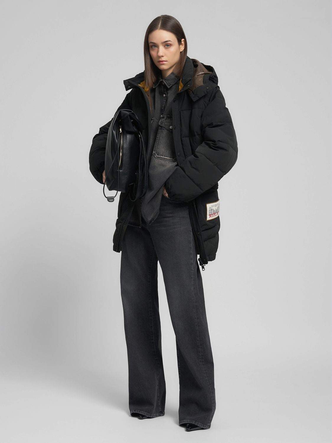 Dámská džínová oversized košile