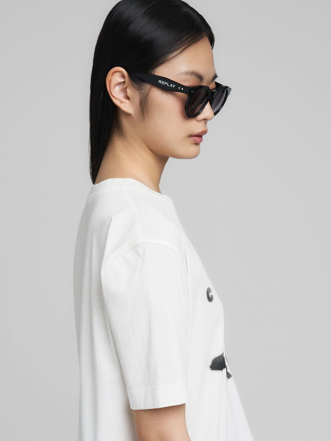 Dámské bavlněné tričko s výrazným nápisem