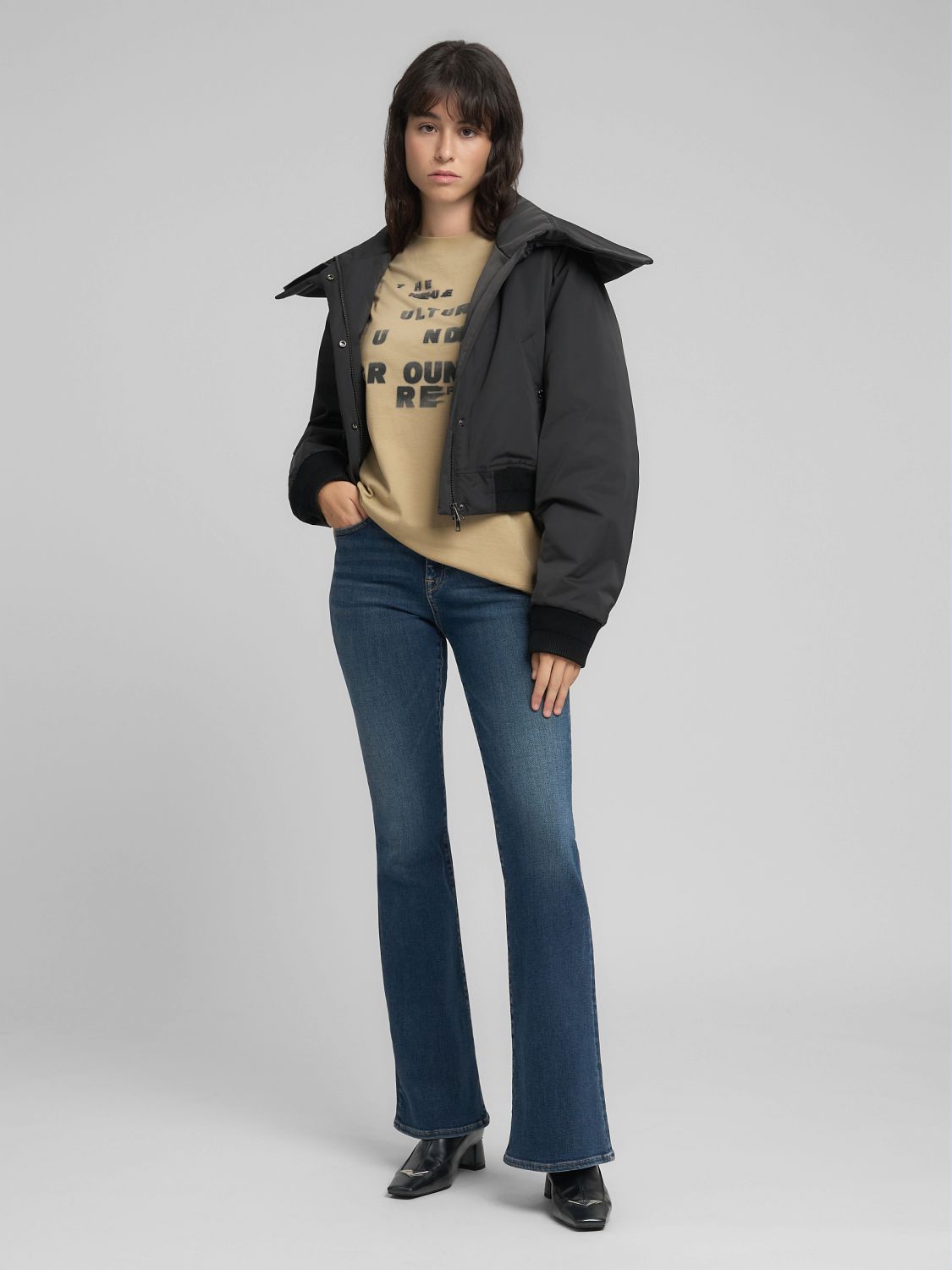 Dámské bavlněné tričko s výrazným nápisem