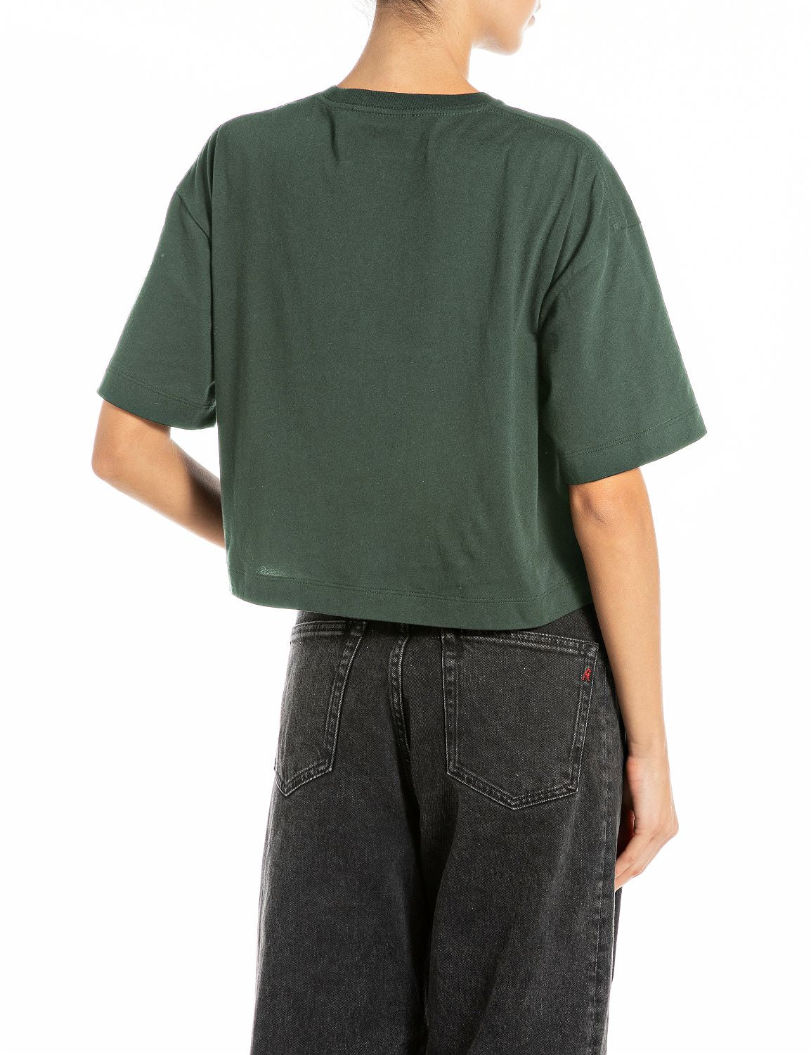 Dámské crop tričko s logem