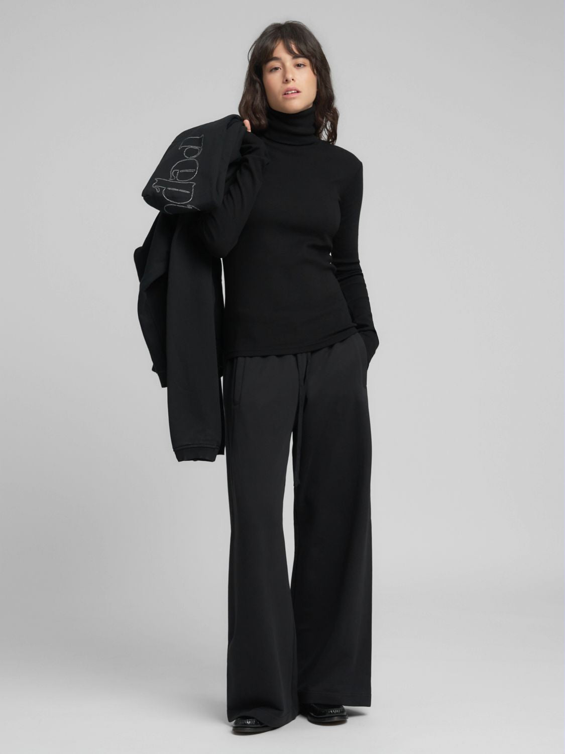 Dámské žebrované tričko s rolákem